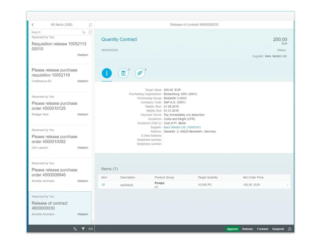SAP Fiori Approve Purchase Requisitions App SAP MM Fiori apps