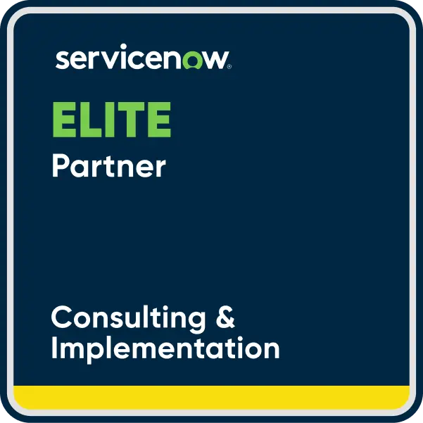 servicenow elite partner badge ServiceNow Elite Partner
